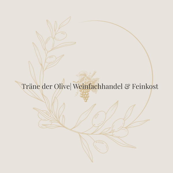 „Logo Träne der Olive – Weinfachhandel und Feinkost mit mediterraner Genusskultur“