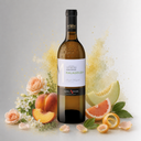 „Alpha Estate Malagouzia Turtles 2025 mit Pfirsich, Melone, Grapefruit, Rosen und weißen Blüten.“