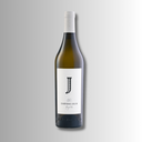 „Flasche Château Julia Assyrtiko von Domaine Costa Lazaridi vor hellem Hintergrund“