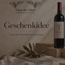 „Nemea Agiorgitiko 2022 als griechische Geschenkidee von Träne der Olive mit Olivenzweig“