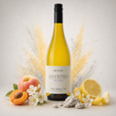 „Kir-Yianni Assyrtiko The North 2025 mit Apfel, Aprikose, Zitrone, weißen Blüten und mineralischen Nuancen.“