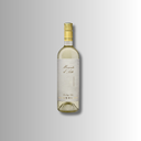 Flasche Massolino Moscato d’Asti mit hellem Etikett und goldener Kapsel vor neutralem Hintergrund.