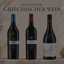 „Drei griechische Weine: Gerovassiliou Malagousia, Avaton und Alpha Estate Xinomavro Reserve“