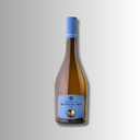 „Flasche Ktima Tselepos Blanc de Gris vor hellem Hintergrund“